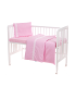Laste voodipesukomplekt pitsiga, roosa