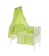 6-osaline vooditarvete komplekt lapsele, pitsiga (roheline)